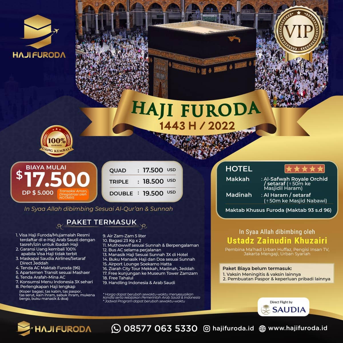 Promo Haji Furoda 2022 1443H