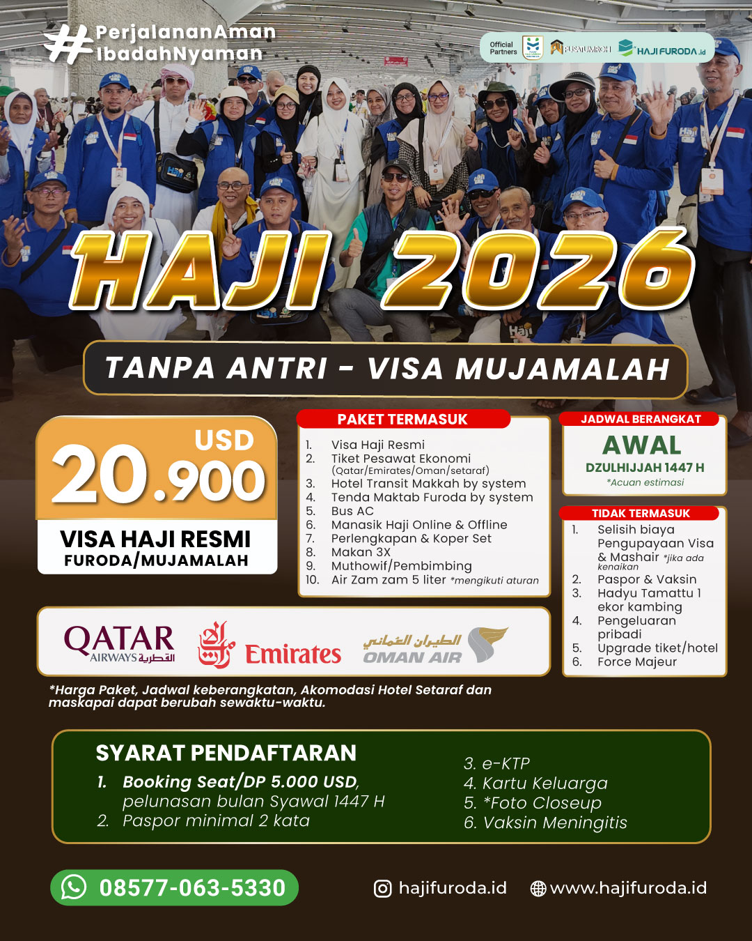 Haji Furoda Mujamalah 2026 Paket Silver